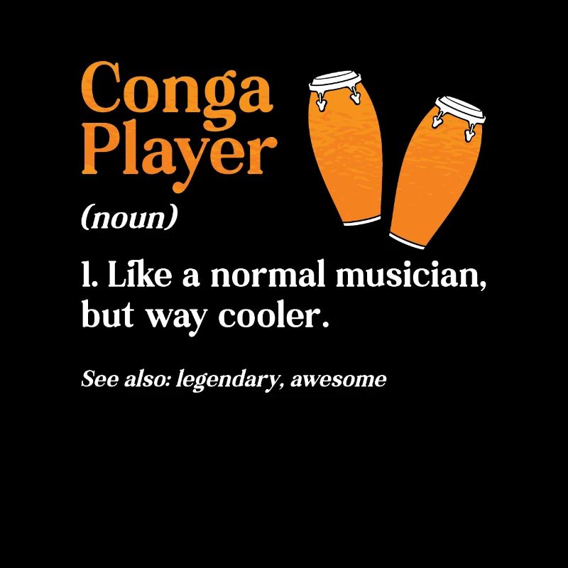Conga Player Like A Normal Percussion Instrument