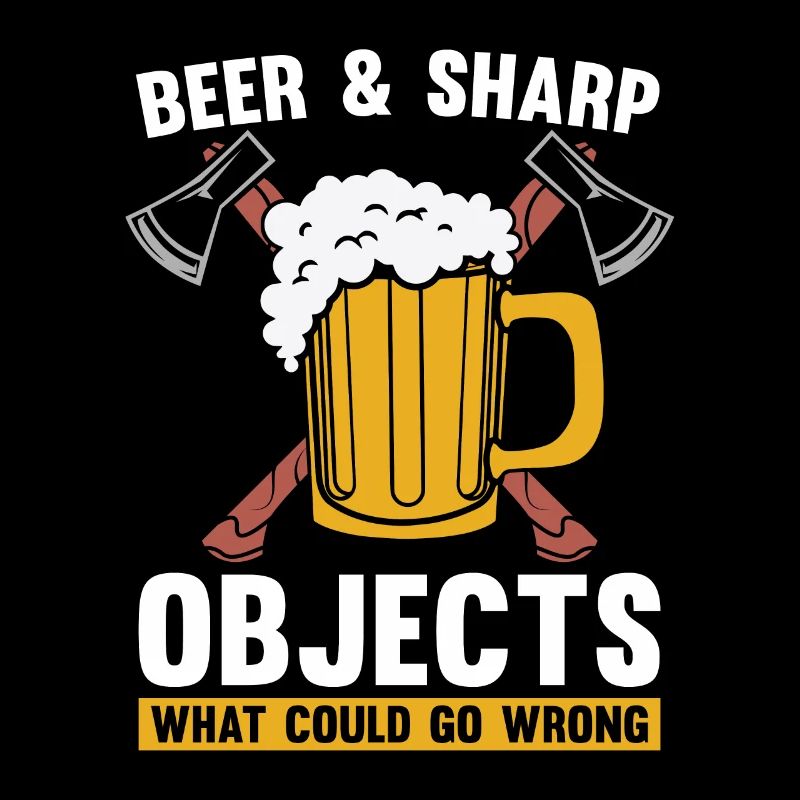Axe Throwing Beer & Sharp Objects Hatchet Thrower