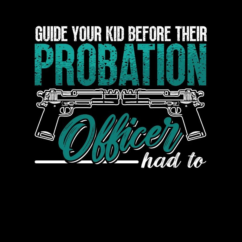Un agent de probation guide votre enfant devant le shérif