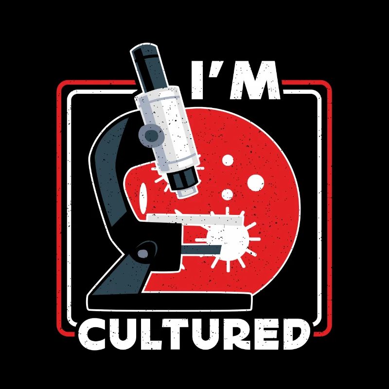Microbiologiste Je suis un scientifique en microscope cultivé
