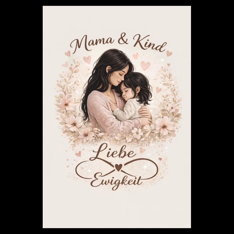 Amour éternel, mère et enfant