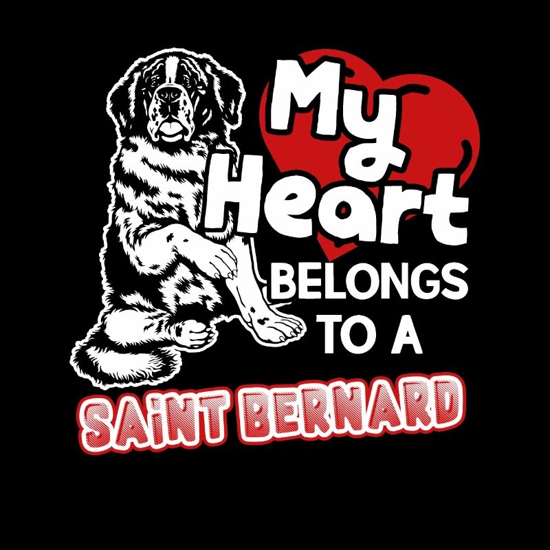 Mon cœur appartient à un Saint Bernard