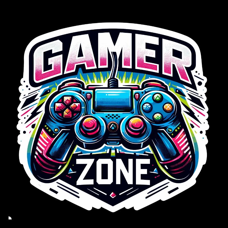 Gamer Zone - Controller Illustration