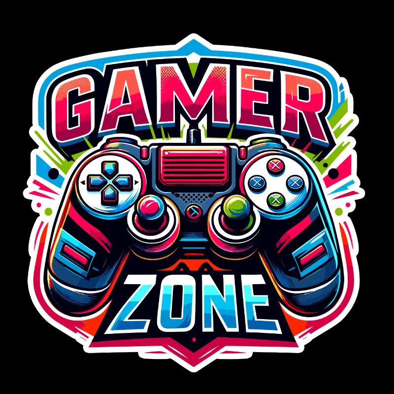 Gamer Zone - Controller Illustration