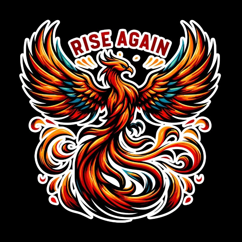 Rise Again - Phönix Illustration