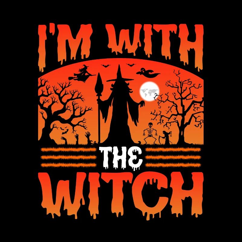 Halloween Im With The Witch
