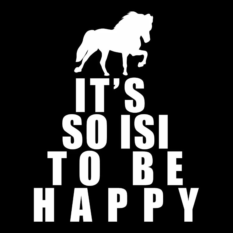Island Pferd Isländer Isi Spruch
