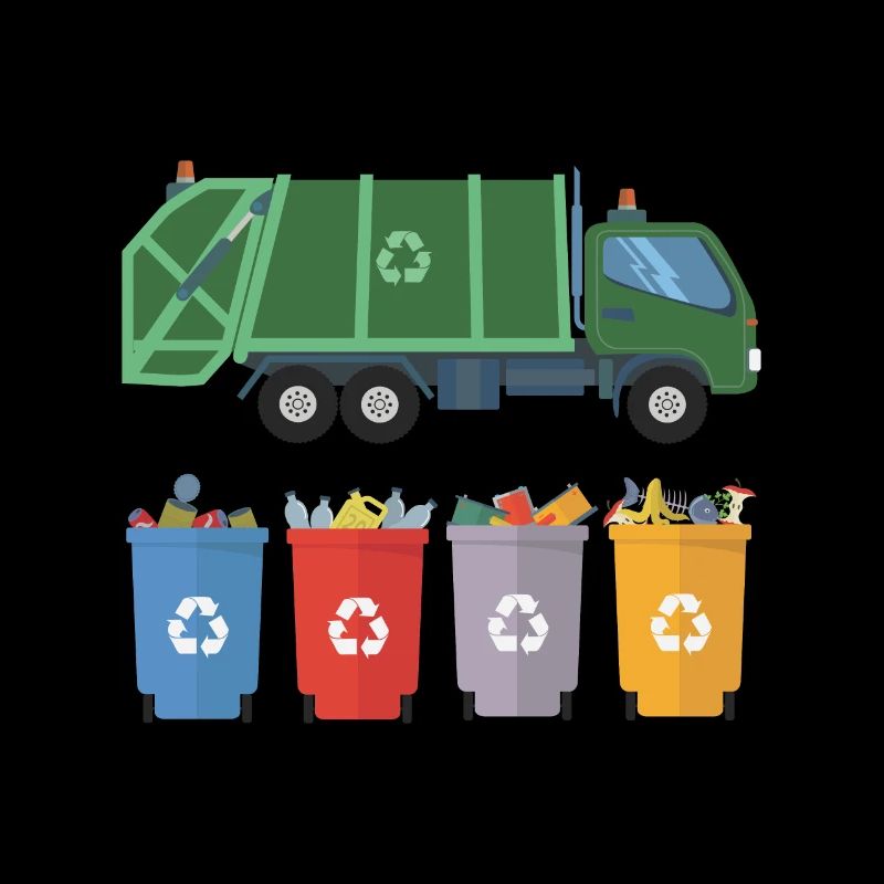 Müllwagen Kinder Müll Recycling