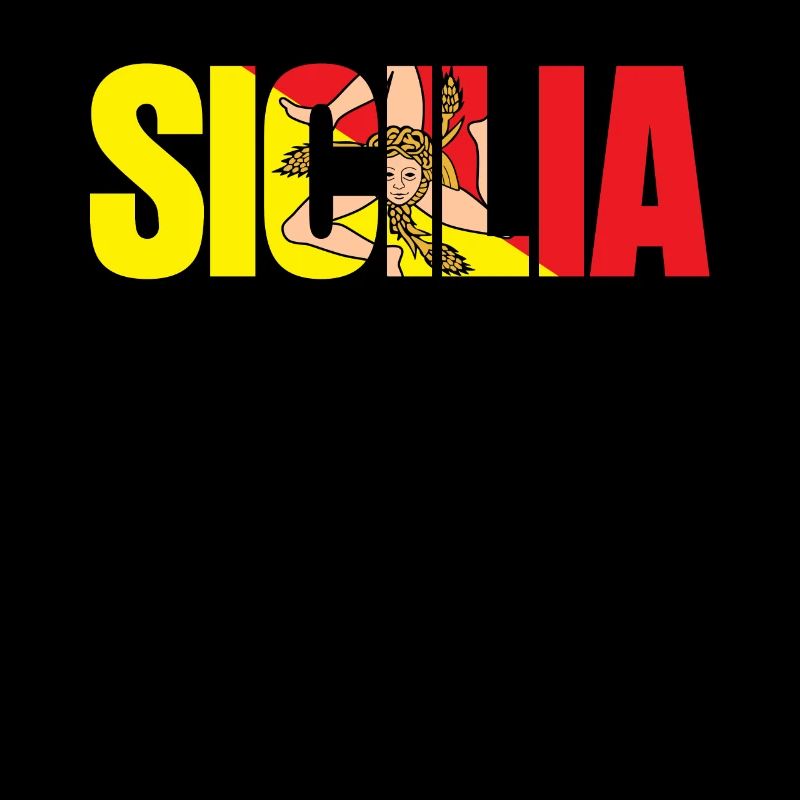Sicile Drapeau Sicilia Blason
