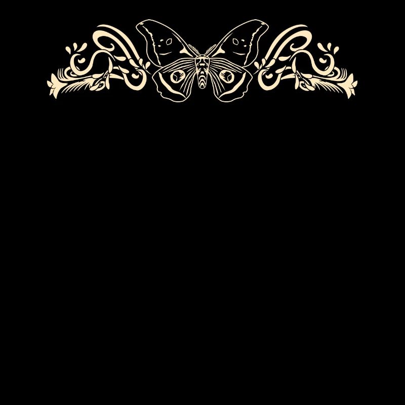 Moth Motten Occult Motte Mystical Goth