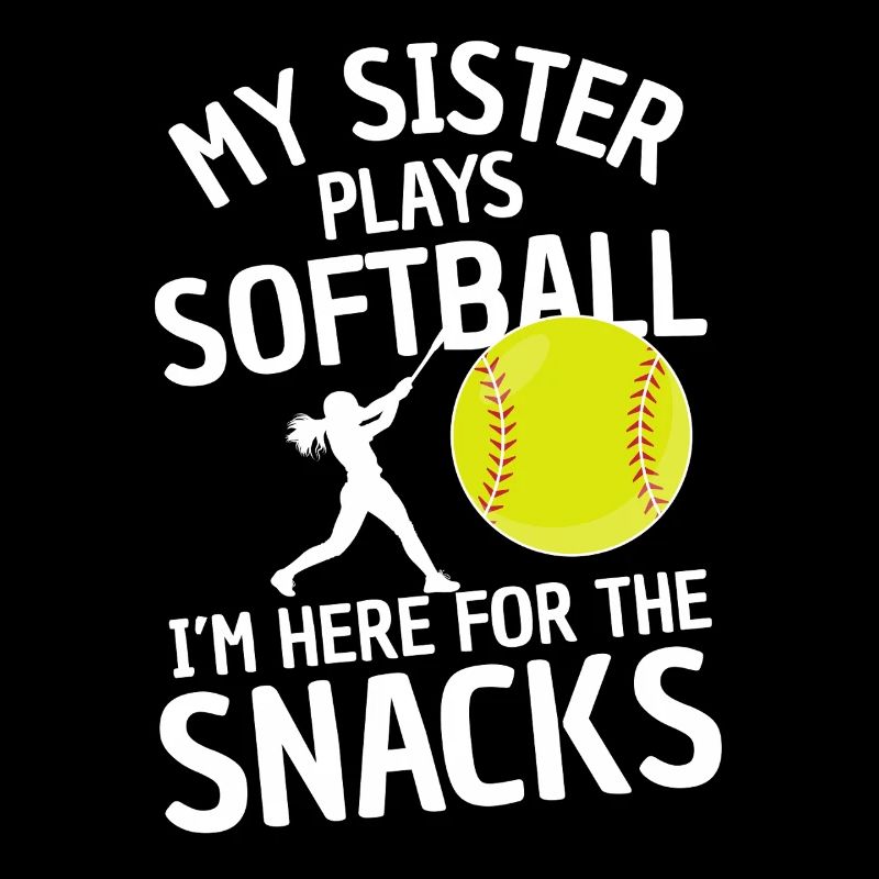 Funny Softball Saying Siblings