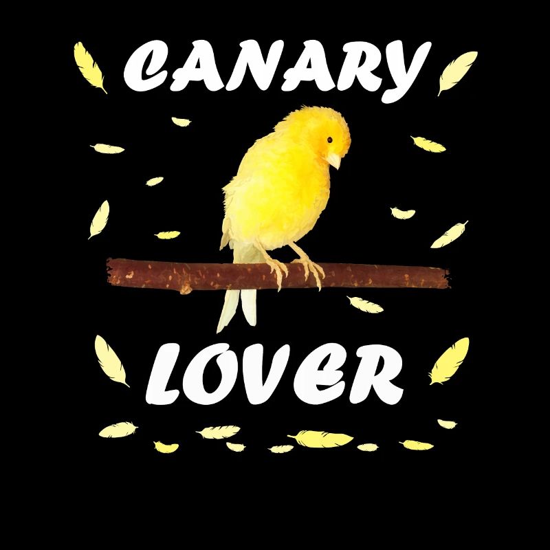 gelber Kanarienvogel Freund Vogel mit Federn
