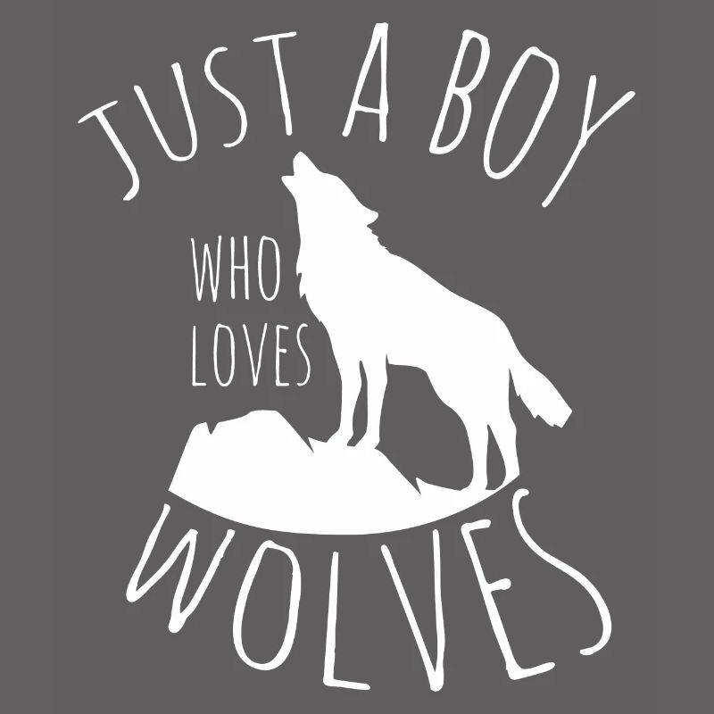 Nur ein Junge, der Wölfe liebt Wolf Pack Wolf Wölf