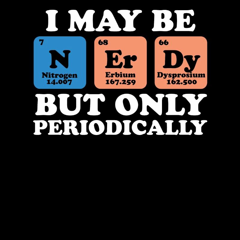 Nerdy Periodic Table