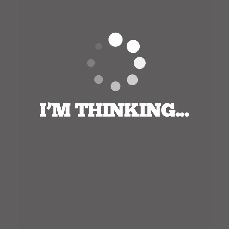 Nerd Denker Denken Computer PC Informatik Geschenk