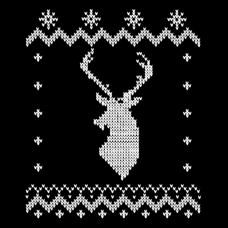Weihnachten Christmas Hirsche Rentier Strickmuster