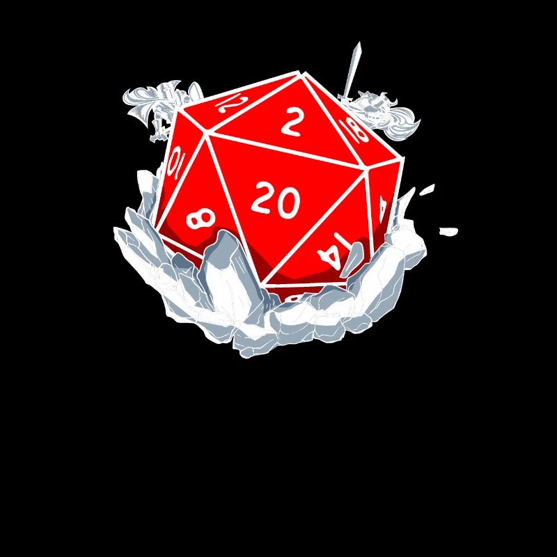 Gamer Dungeon RPG cube Tabletop drôle cadeau