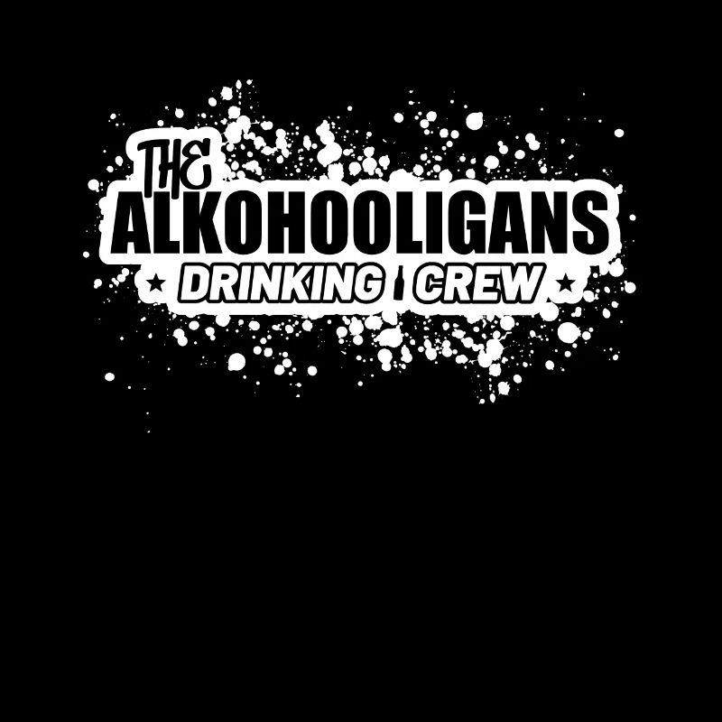 Alkohooligans Drinking Crew saufen Gruppe Shirt