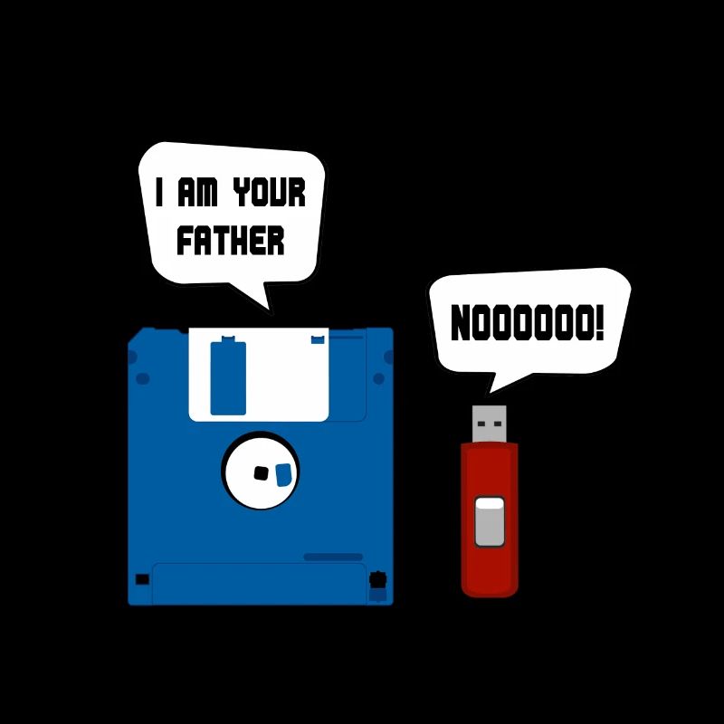 Funny floppy disk USB stick - I Am Your Father