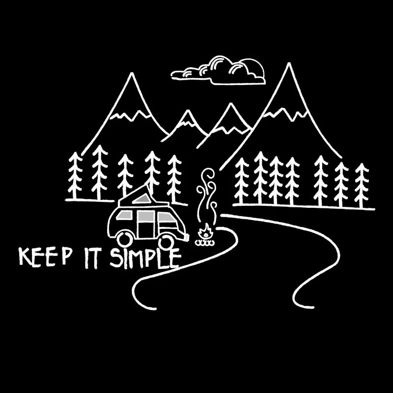 Gardez le camping simple