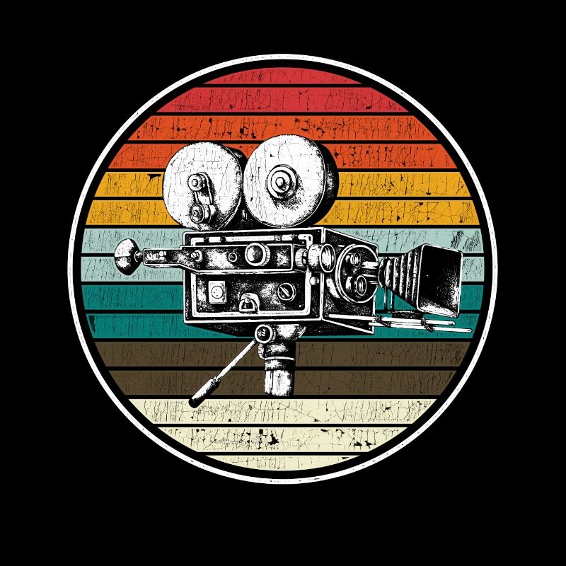 Old retro film camera