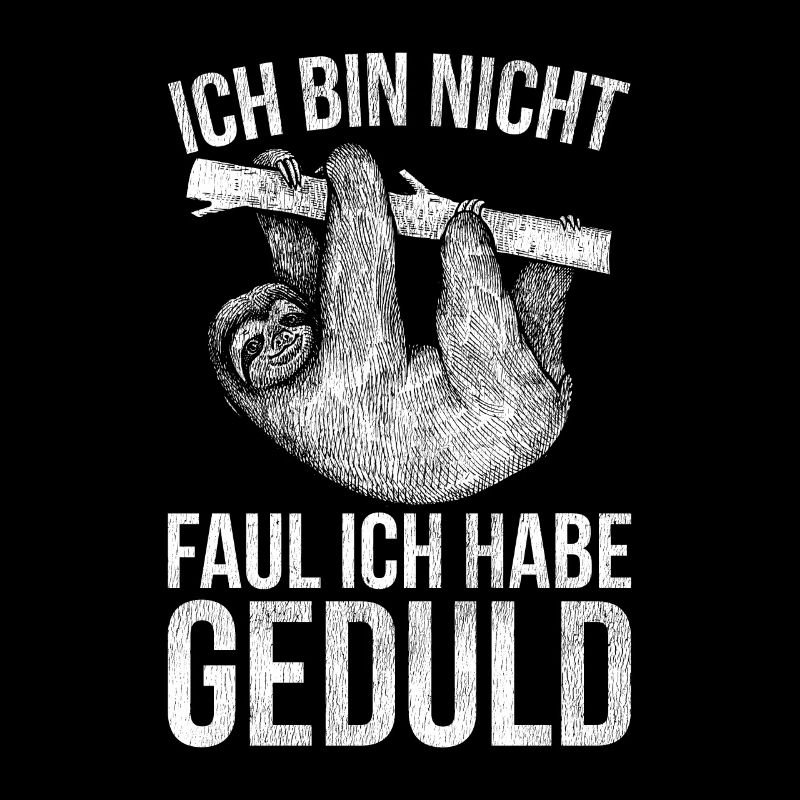 Faultier hat Geduld