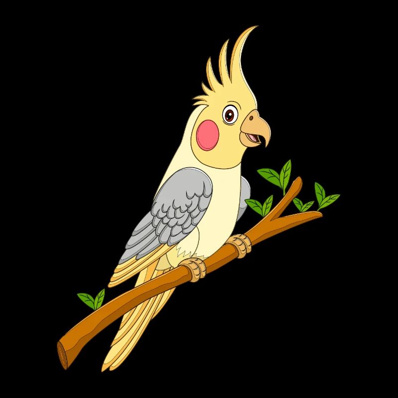 Calopsitte sur branche