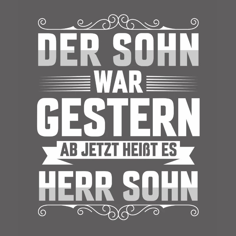 Jugendweihe der Sohn war gestern Herr Sohn
