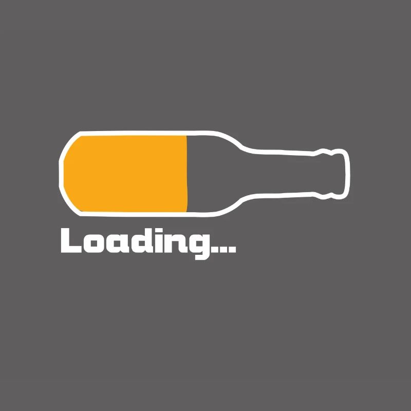 Bier Loading... - Bierflasche