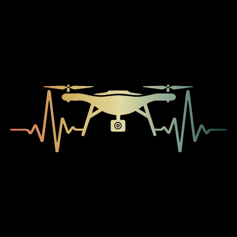 Heartbeat Drone Drones ECG Pulse