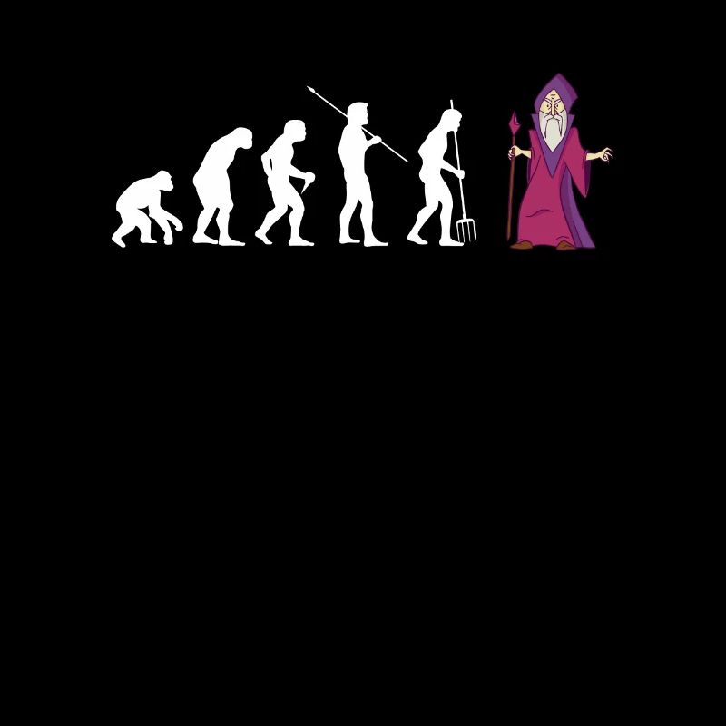 Evolution Witch Wizard Chemise Halloween