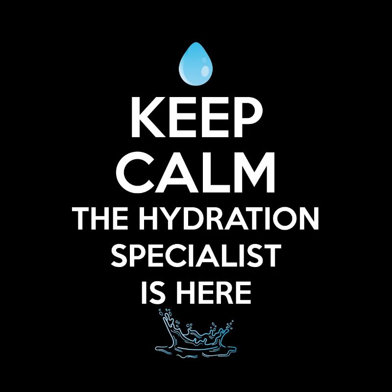 Keep Calm The Hydration Specialist Is Here