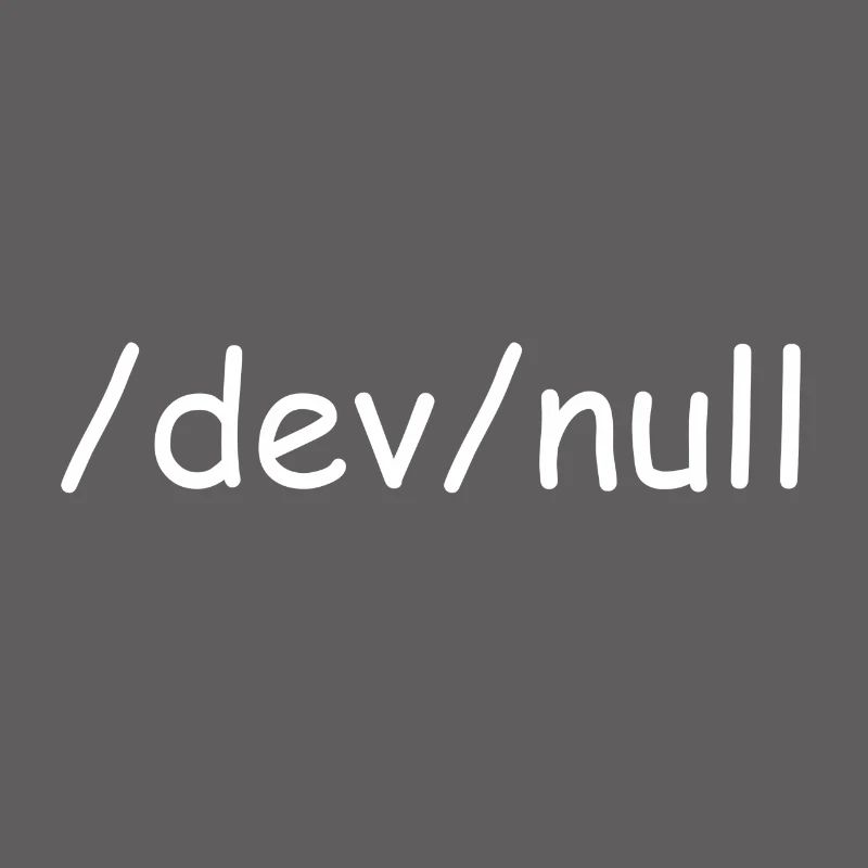 Nulldevice / dev / null cadeau unix