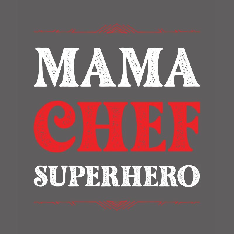 Mama Chef Superheld Mutter