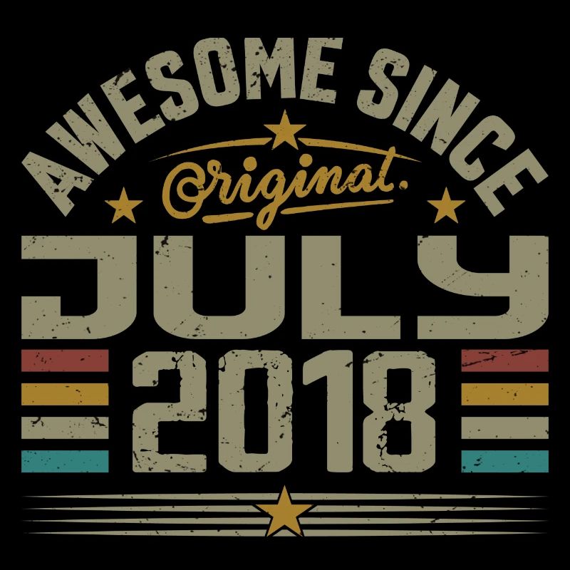 Baujahr Juli 2018 | Juli 2018 Geschenk