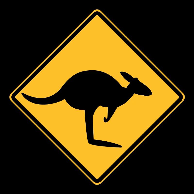 Caution kangaroo