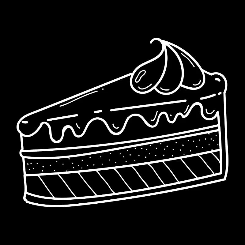 Torte Stück Geschenk Idee Kaffeepause