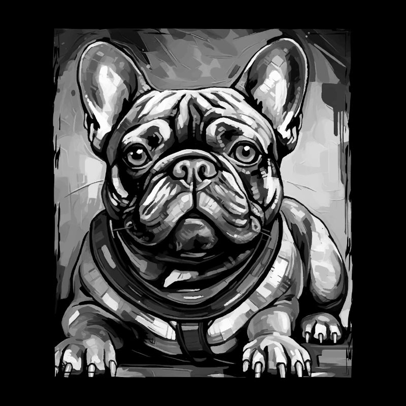 Portrait de chien bouledogue français