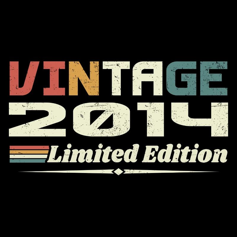 Vintage 2014 Gift 2014 Retro Birthday 2014
