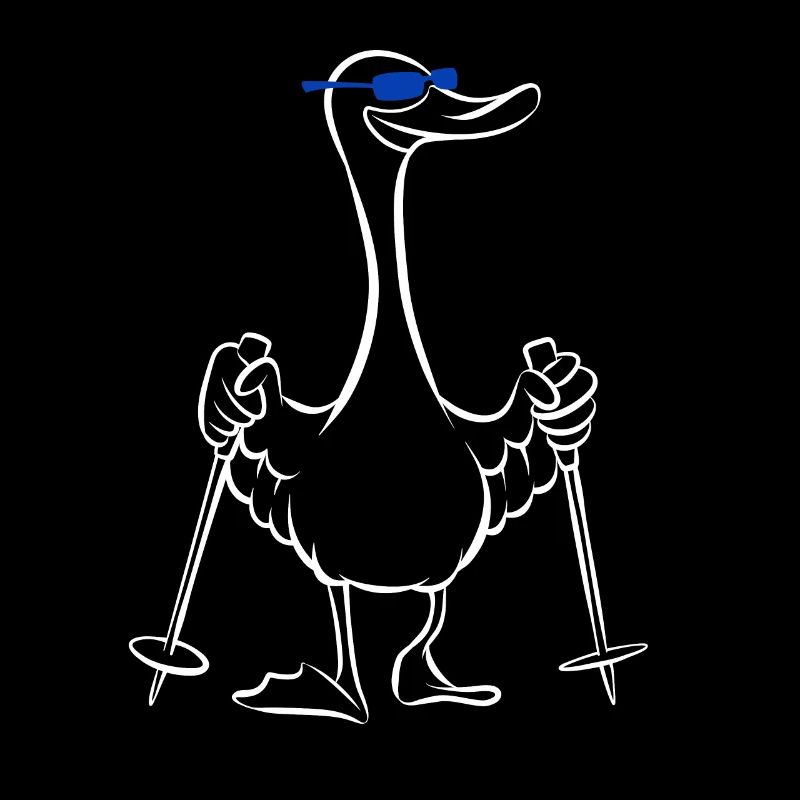Mallard - Duck with sticks - Walking