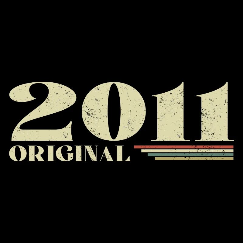Original 2011 Vintage 2011 anniversaire 2011 rétro
