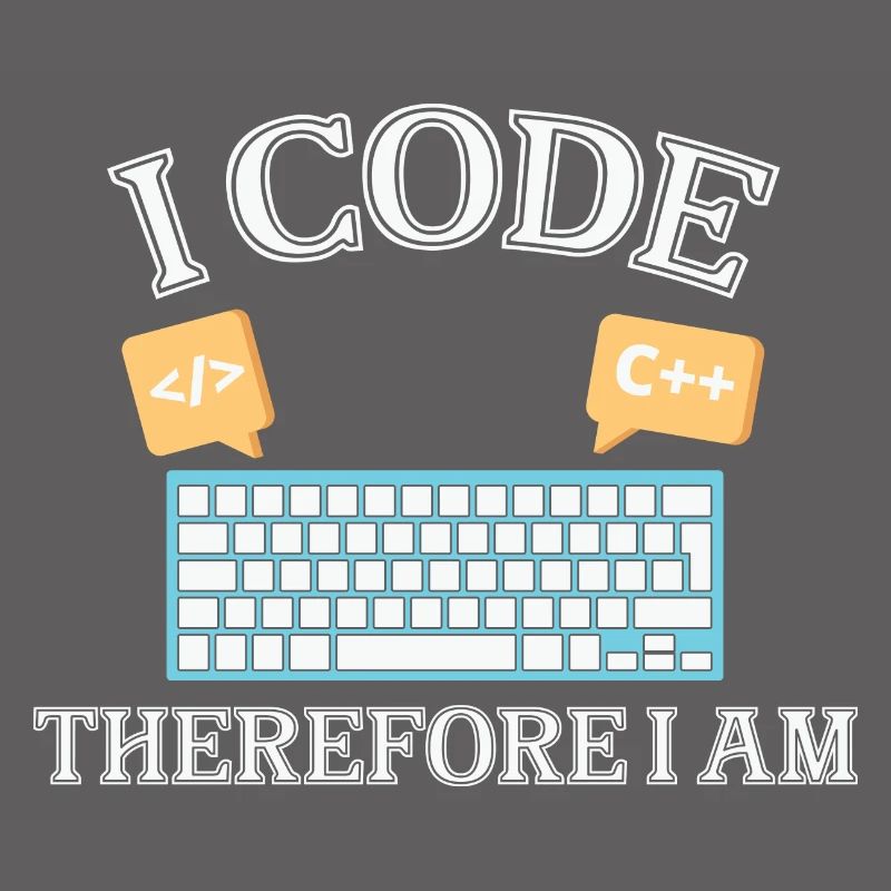 I code therefore i am Funny Programmer for Woman