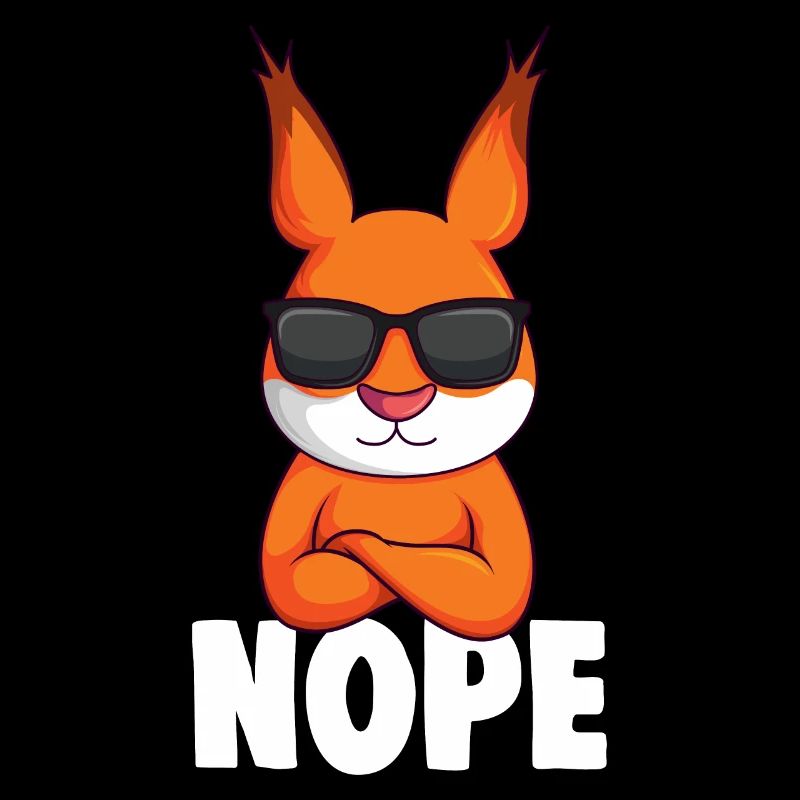 Eichhörnchen Nope Kinder Jungen Mädchen