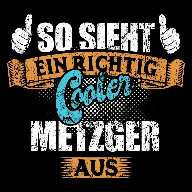 So sieht ein richtig cooler Metzger aus
