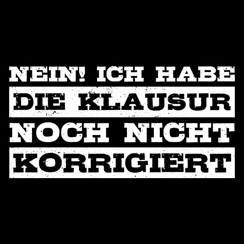 Noch nicht korrigiert Lehrer Lehrerin