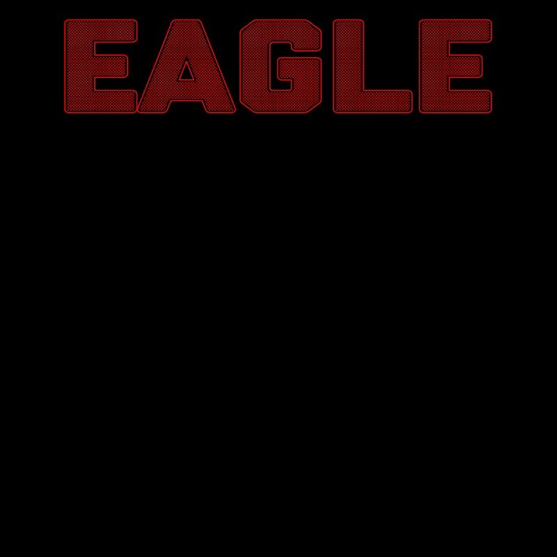Eagle Dotted Text Design