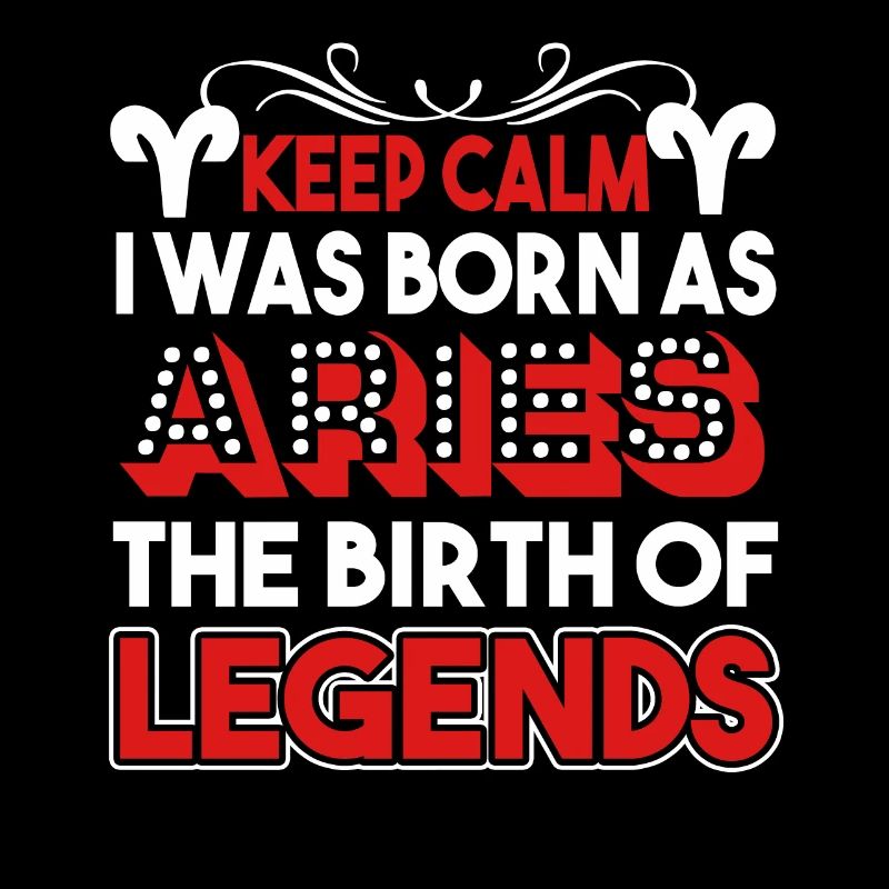 Aries Keep Calm I Was Born As Aries