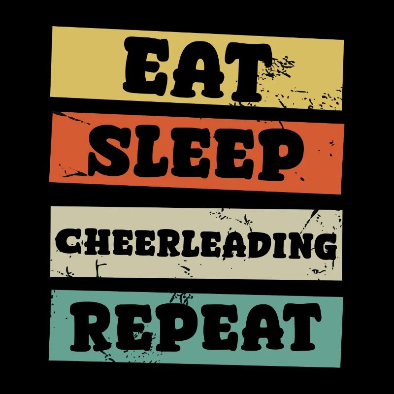 Manger dormir Cheerleading Répéter