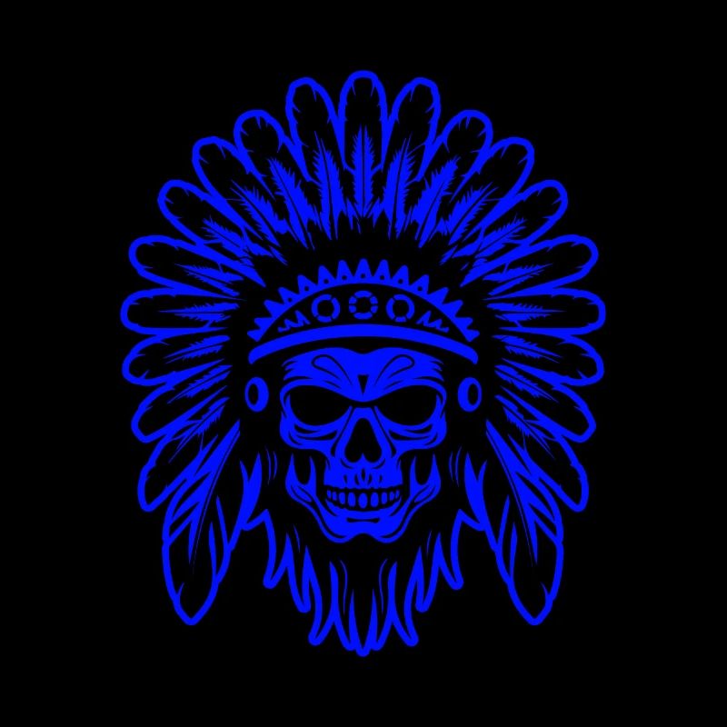 Apache Totenkopf Indianer