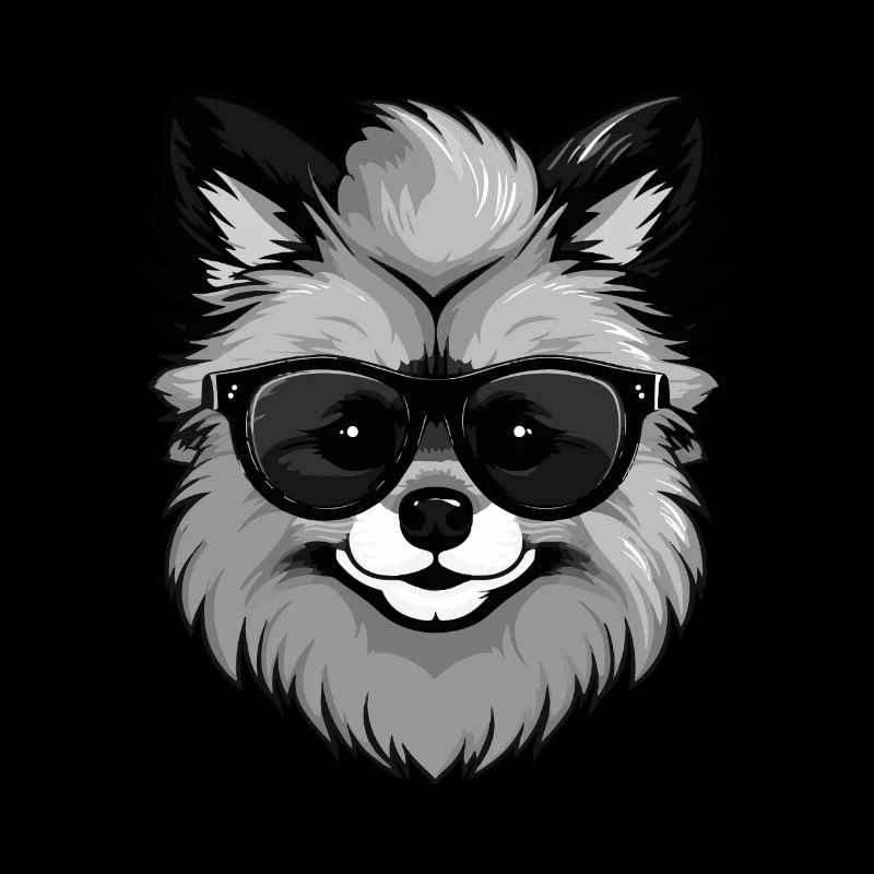 Zwergspitz Hund Pomeranian Cool